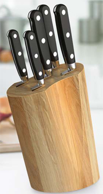 Oak Knife Block